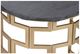 Wildwood Lamps Black Accent Table with Gold Base-3