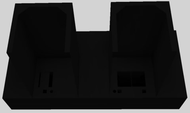 Vent-A-Hood® 48" Black Contemporary Wall Mounted Range Hood-1