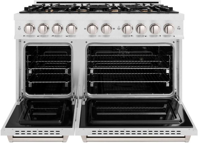 ZLINE Classic 48" Satin Stainless Steel Pro Style Dual Fuel Range-1