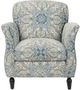 Olliix by Madison Park Blue Multi/Brown Escher Accent Chair-0