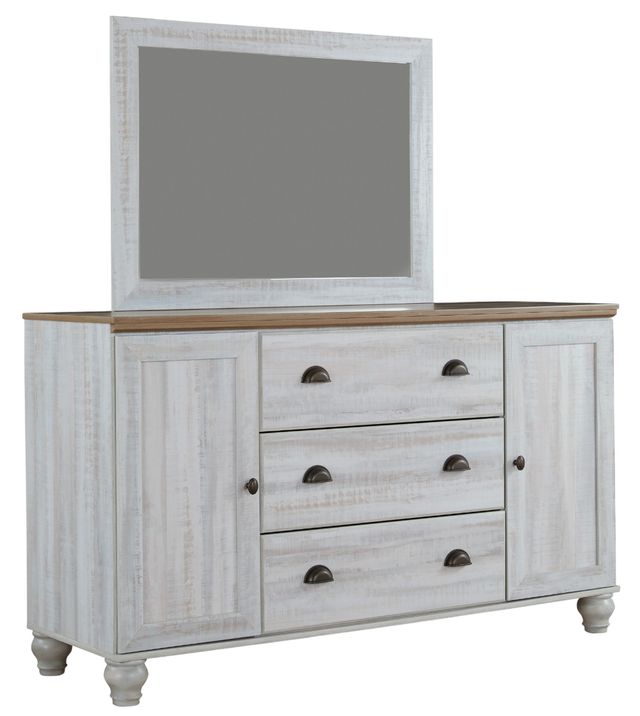 Signature Design by Ashley® Haven Bay Two-Tone Mirrored Dresser-0