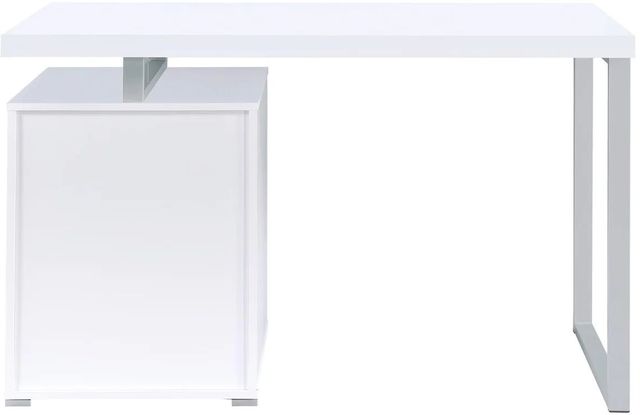 Coaster® Brennan White 3-Drawer Office Desk-3