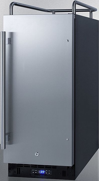 Summit® 2.9 Cu. Ft. Stainless Steel Beer Cooler/Kegerator-1