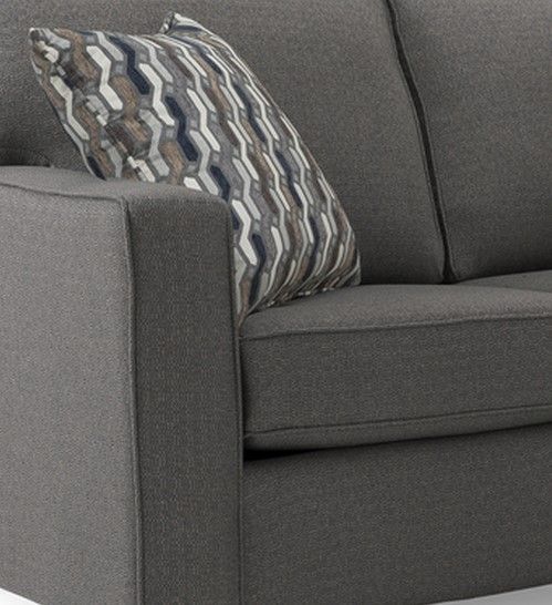 Decor-Rest® Furniture LTD 2541 Sectional NOBLE COCOA-1