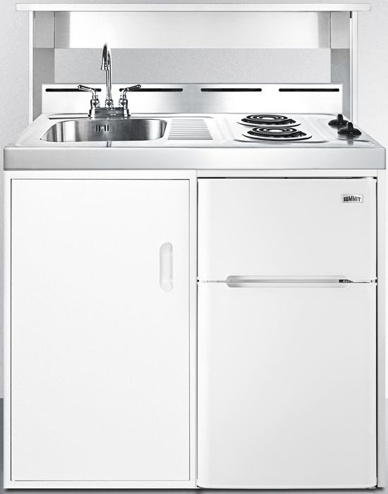 Summit® 39" White All-In-One Kitchenette-1