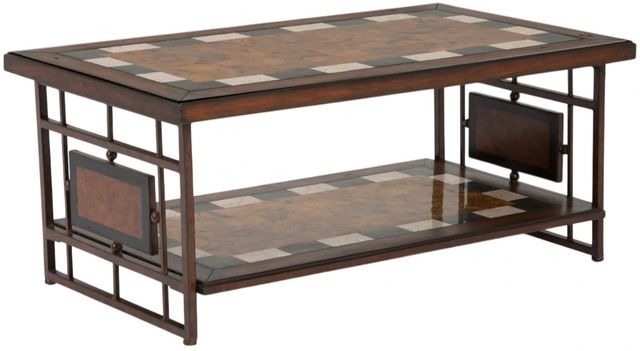 Michael Amini® Sao Paulo Brown Cocktail Table-0