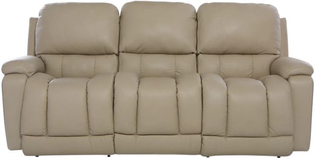 La-Z-Boy® Greyson Ice Leather Manual Reclining Sofa-3