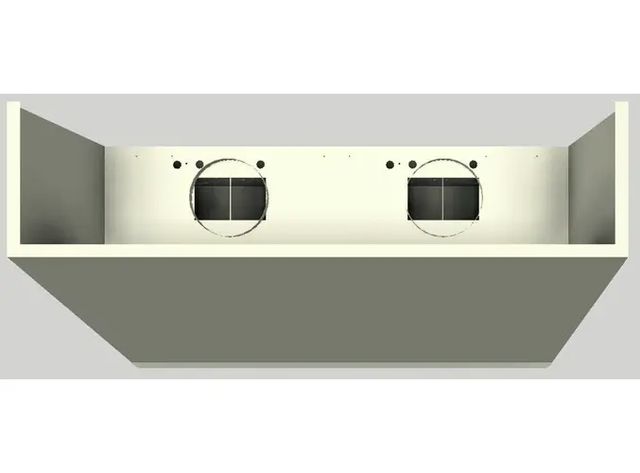 Vent-A-Hood® 66" Biscuit Wall Hood-1