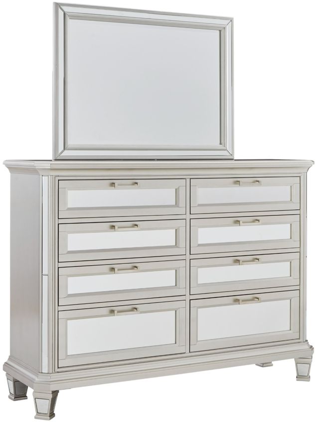 Signature Design by Ashley® Lindenfield Silver Dresser and Mirror-0