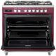 Verona® Ultima 36" Burgundy Pro Style Dual Fuel Range-1