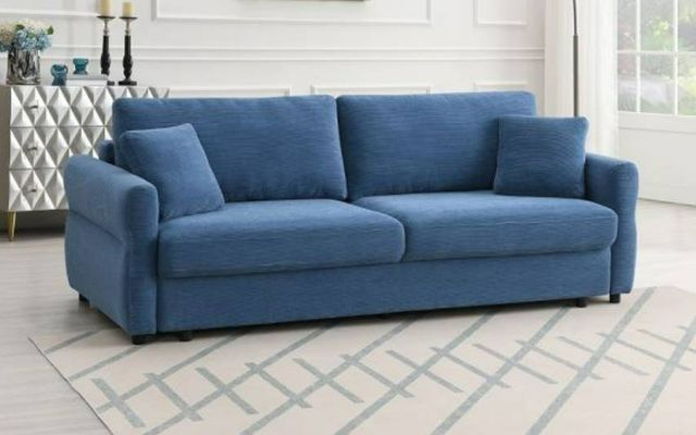ACME Furniture Haran Blue Sleeper Sofa-1
