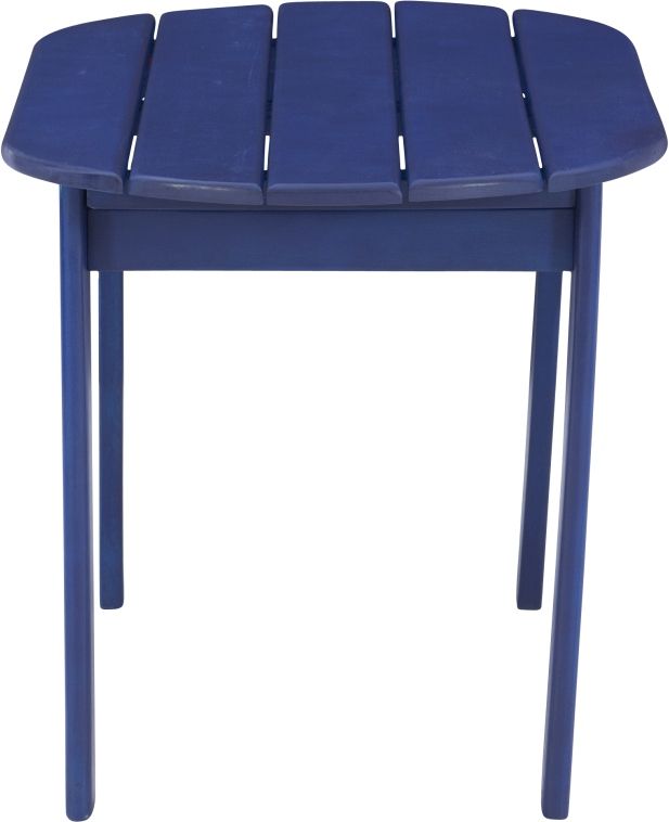 Linon Adirondack Blue Wooden Outdoor Coffee Table-3