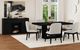 Elements International Rosalie 7-Piece Black Dining Set-1