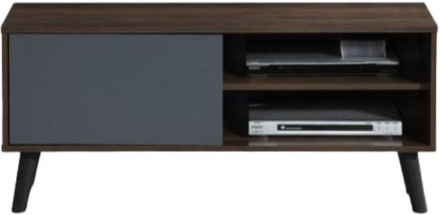Milton Greens Stars Dark Walnut/Gray 47" 1-Cabinet TV Stand-0