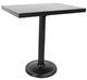 CabanaCoast® Customizable Monaco Aluminum 48"x31" Outdoor Rectangular Pedestal Balcony Table-0