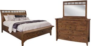 Napa Furniture Design Whistler Retreat 3-Piece Chestnut Queen Bedroom Set