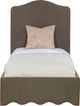 Hooker® Furniture Commerce and Market Liv Broadway Coffee Youth Twin Upholstered Panel Bed-3