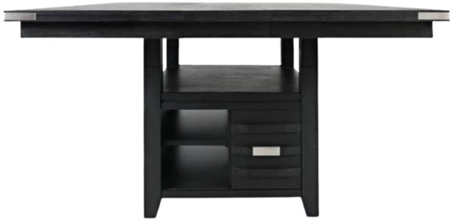 Jofran Inc. Altamonte Dark Charcoal High-Low Square Counter Dining Table-3