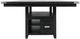 Jofran Inc. Altamonte Dark Charcoal High-Low Square Counter Dining Table-3