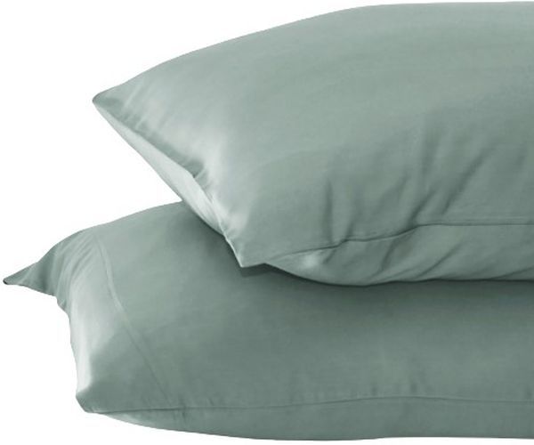 Cariloha Resort 2-Piece Bamboo Viscose Ocean Mist Standard Pillow Case Set-0