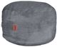 CordaRoy's® Gray Plush Pouf Footstool-0