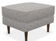 La-Z-Boy® Violet Salt And Pepper Premier Ottoman-1