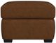 Flexsteel® Hudson Autumn Leather Ottoman-3