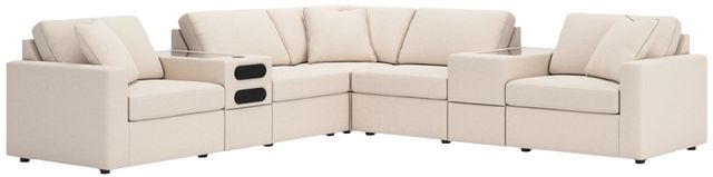 Signature Design by Ashley® Modmax 7-Piece Oyster Balanced Modular Sectional with Audio and Storage Consoles-0