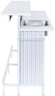 Elements International Leilani White Bar Table-3