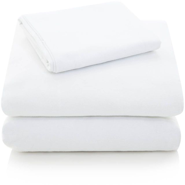 Malouf® Woven™ Portuguese Flannel Oatmeal King Sheet Set-4