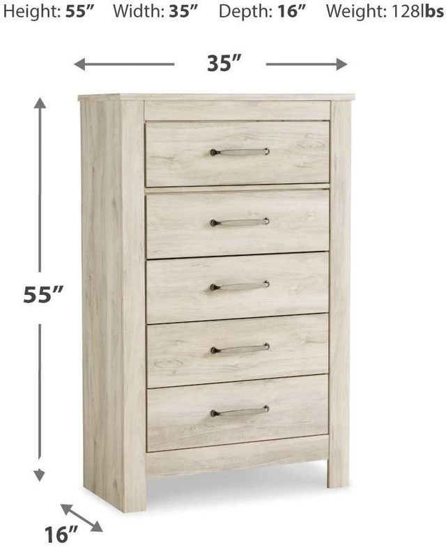 Signature Design by Ashley® Bellaby Whitewash Chest-1