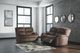 Signature Design by Ashley® Bolzano Coffee Two Seat Reclining Sofa-5
