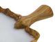 A & B Home Brown/White Raffa Teak Soy Wax Candle-3