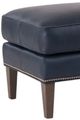 Smith Brothers Customizable 555 Leather Ottoman-1