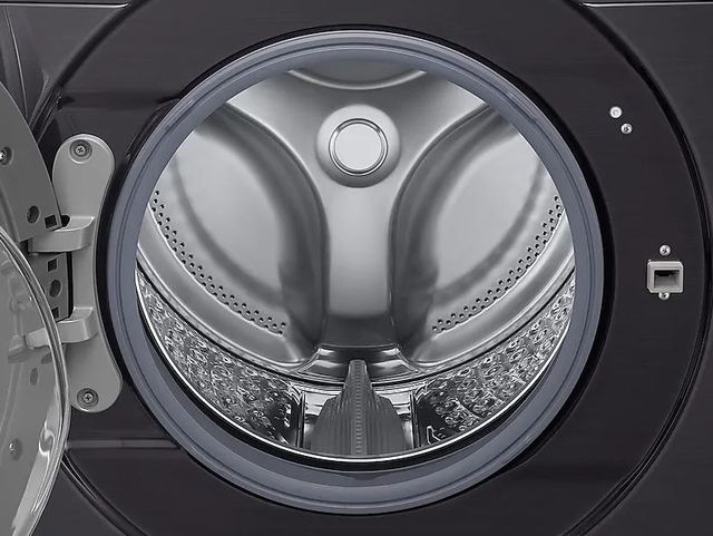 Samsung Fingerprint Resistant Black Stainless Steel Front Load Laundry Pair-4