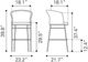 Zuo® Modern Freycinet Black/Gray Steel Outdoor Barstool-5