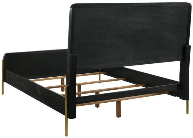 Coaster® Arini Black/Natural California King Panel Bed -2