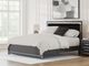 Signature Design by Ashley® Zuraleus Black King Upholstered Platform Bed-1