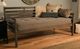 Kodiak Furniture Boho Linen Stone/Rustic Walnut Twin Daybed with Mattress-4
