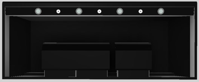 Vent-A-Hood® 60" Black Wall Mounted Range Hood-2