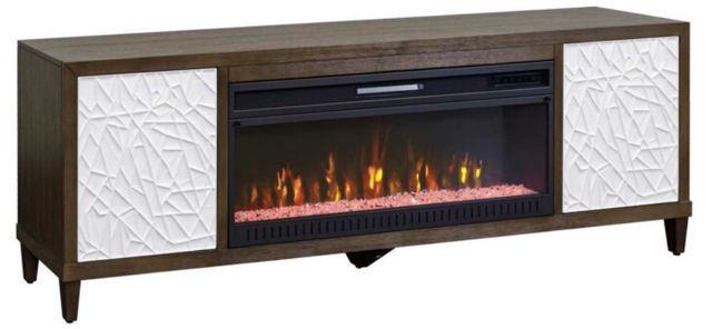 Martin Furniture Komodo Dark Brown 81" Fireplace TV Stand-0