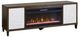 Martin Furniture Komodo Dark Brown 81" Fireplace TV Stand-0