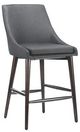 Mazin Furniture Fillmore Charcoal 24 Inch Counter Side Dining Chair-1