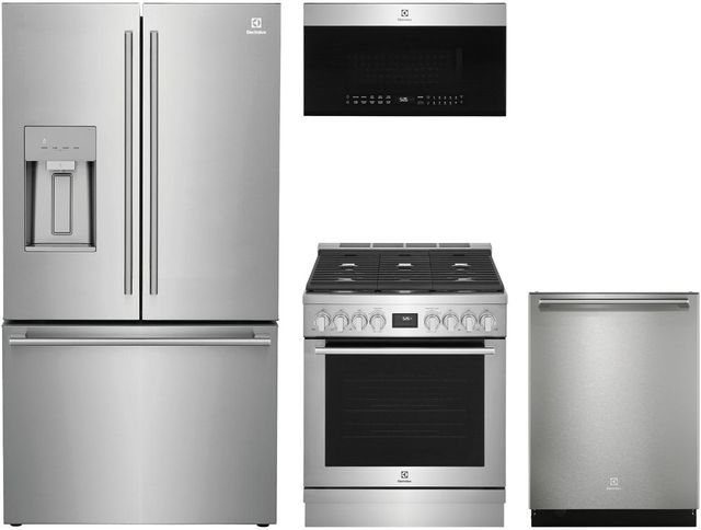 Electrolux 4 Piece Stainless Steel Gas Kitchen Package-0