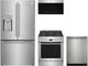 Electrolux 4 Piece Stainless Steel Gas Kitchen Package-0