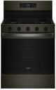 Whirlpool® 30" Black Stainless Steel Freestanding Gas Range with Air Cooking Technology-0
