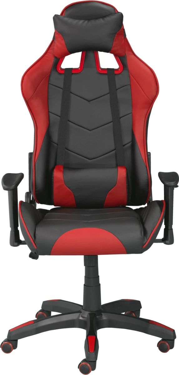Brassex Inc. Black/Red Gaming Chair-1
