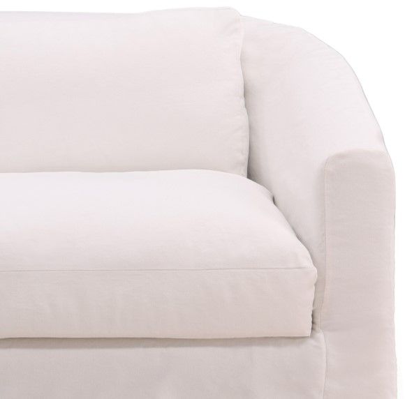 Dovetail Furniture Violeta White Sofa-4