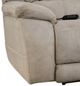 HomeStretch Explorer Nickel Power Reclining Loveseat with Console-2