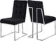 Meridian Furniture Alexis Black Velvet Dining Chair-1